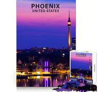 Phoenix United States Puzzle for Teenagers 1000 Pieces Mind Exercise Toy Gentle Relax Design Assembly Xmas Surprise (50x75cm)