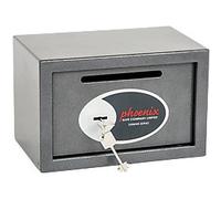 Phoenix Safe Vela Deposit Home & Office SS0801KD Size 1 Security Safe with Key L