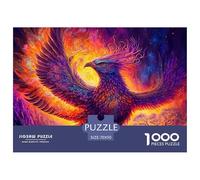 Phoenix Vintage Art 1000 Piece Jigsaw Puzzle Jigsaw Puzzle for Adults Night Colour Relaxation Gift 70x50cm/1000pcs