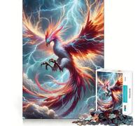 Phoenix Vintage Jigsaw Puzzle 1000 Piece for Teenagers Strengthen Recall Calm Relax Quality Edge Perfect Present (38x26cm)