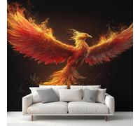 Phoenix Wallpaper, Bird Fire Power Greek Mythology Wall Mural, Wallpaper for Living Room Bedroom, Home Decor, Photo Wall Paper, 315 x 215 cm CY-HI
