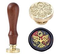 Phoenix Wax Seal Stamp- Retro Firebird Sealed Stamp, 1.18 Inch/30mm Brass Sealing Wax Stamp with Handle for Wedding Party Invitation Gift Wrapping Envelopes