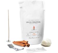 Phoenix Wick Candle Making Kit - Transform Anything Into A Candle - Candle Making Kit with Wick + 14oz Wax (Spiced Cinnamon Scent)