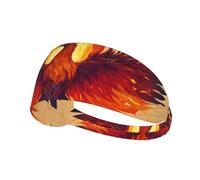 Phoenix Workout Sweatbands Adjustable Hairband For Basketball,Fitness Athletics Football, Yoga
