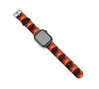 Phoenix1 Soaring Above Volcano Funny Silicone Watch Band 42mm/44mm