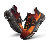 Phoenix1 Soaring Above Volcano Men's Running Shoes Walking Sneakers for Women Athletic Lightweight Breathable Shoes
