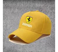 PHOENIX95 Unisex Hat for Ferrari, Cap Adjustable Size for Running Workouts and Outdoor Activities All Seasons,Yellow