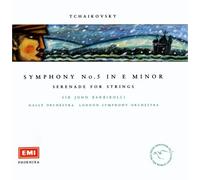 Phoenixa Series- Tchaikovsky: Symphony no 5, Serenade by Tchaikovsky, Barbirolli, Halle Orchestra (1991) Audio CD