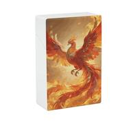 PhoenixCigarette Case for 20 King Size Cigarettes Crush Proof & Waterproof Hard Plastic Cigarettes Box Stylish Portable Cigarette Holder Case with One-Click Snap Opening