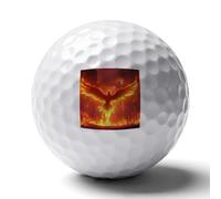 Phoenixs And Fire Standard Golf Balls Professional Gift for Boyfriend Father Husband Son