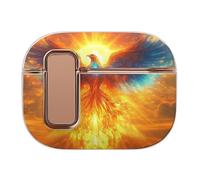 Phoenixs Bird Sun Cute Earbuds Case Compatible with Airpods Pro 2 Wireless Headphones Cover with Button Protector