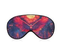 Phoenixs Burning Doomsday Sun Comfortable Sleep Eye Mask Soft Covers for Sleeping with Adjustable Strap