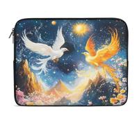 Phoenixs Flame Bird Flying to The Sky Laptop Sleeve 17inch Travel Carrying Case Protective Portable Computer Bag