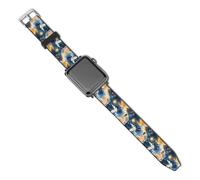 Phoenixs Flame Bird Flying to The Sky Watch Band Leather Replacement Watch Strap Bands for Men Women Sports