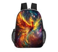 Phoenixs-Flying Funny Clear Backpack Waterproof Transparent Bag See Through Rucksack with Adjustable Straps