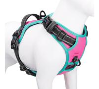 PHOEPET Upgraded No Pull Dog Harness, Reflective Adjustable Vest, with a Trainin