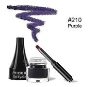 Phoera 10 Colors Eyeliner Waterproof Eyeliner Gel Makeup Cosmetic Gel Eye Liner With Brush 24 Hours Long-lasting Eye Liner Kit