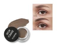 PHOERA Eyebrow Pomade Waterproof 24 Hours Long Lasting Sweat Resistant Brow 6 Colours Cream Gel (03 Soft Brown)