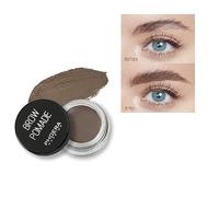 PHOERA Eyebrow Pomade Waterproof 24 Hours Long Lasting Sweat Resistant Brow 6 Colours Cream Gel (05 Dark Brown)