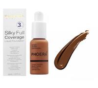 PHOERA Full Coverage Foundation Soft Matte Liquid | Oil Control, Waterproof, Long Lasting | Concealer & Flawless Makeup for Oily, Acne-Prone, Sensitive Skin | Vegan & Cruelty-Free (TRUFFLE)