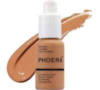 PHOERA Full Coverage Foundation Soft Matte Liquid | Oil Control, Waterproof, Long Lasting | Concealer & Flawless Makeup for Oily, Acne-Prone, Sensitive Skin | Vegan & Cruelty-Free (TAN)