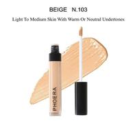 Phoera Full Coverage Liquid Concealer Matt Finish Flawless Concealer - 103 BEIGE
