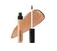 Phoera Full-Coverage Matte Liquid Concealer - Waterproof, Oil-Free Camouflage for Dark Circles, Acne Scars & Under-Eye (106 - Chestnut)