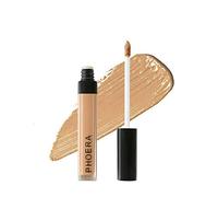 Phoera Full-Coverage Matte Liquid Concealer - Waterproof, Oil-Free Camouflage for Dark Circles, Acne Scars & Under-Eye (105 - Biscuit)