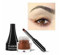 PHOERA GEL EYELINER LONG LASTING WATERPROOF SMUDGE PROOF 24H MAKEUP 10 SHADE UK (206 COPPER)