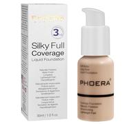 PHOERA Matte Liquid Foundation & Concealer, 30ml 24HR Matte Oil Control (102- Nude)