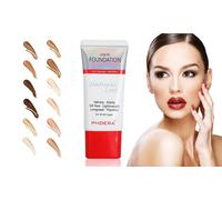 AQUAPURITY PHOERA Full Coverage Foundation New Formula Waterproof Long Lasting Oil Free Velvet Matte Liquid Foundation for Oily Skin Flawless Makeup Base Cream Concealer (102 Nude…)