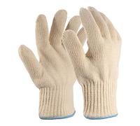 Phoetya 2 Pcs/Set Heat Resistant Oven Gloves, Double-Layer Non-Slip & Reusable Kitchen Oven Gloves with Fingers for BBQ Cooking Baking