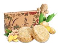 PHOGARY 2PCS Ginger Shampoo Bar - Organic Ginger Hair Soap Various Plant Essence Shampoo Natural Hair Care with Plant Extracts, Moisturizes and Cleans Scalp Pores Anti Dandruff 3.88 oz