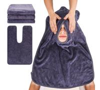 PHOGARY 3 Pack Microfiber Esthetician Towels, Soft Facial Towel U-Shaped Spa Towels Microfiber Washcloth for Skincare, Massage, Professional, Spa Steam, Barbers, Beauty Salons, Skin Care