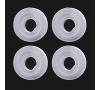 PHOGARY 4 Rolls Mushroom Hook White Tapes Fly Window Screen, Self Adhesive Hook Tapes, 1cm (width) x 5.6m (length)