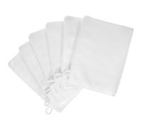 PHOGARY 6 Pack Microfiber Face Cloths, 6"x8" Fast Drying Bath Mitts White Washcloth, Super Absorbent Soft Lightweight Towel Body Facial Cloths Small Wash Mitt for Travel Showering Washing Face