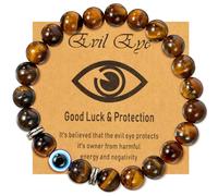 PHOGARY Birthday Gifts for Women Unique, Anxiety Bracelet Beaded Bracelets for Women，Ladies Gifts Ideas Tigers Eye Stone Bracelet