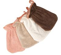 PHOGARY Microfiber Wash Mitt for Body & Face, Super Soft Absorbent Washcloth, Coral Fleece Face Cloth Bath Mitts for Child Adult, Washable Makeup Remover Cleansing Cloths,4 Pack,13x20cm