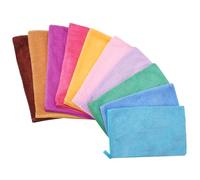 PHOGARY Microfibre Face Body Wash Mitts, Lightweight Absorbent Soft Wash Cloth for Face Body, Makeup Remover Mitt, Bath SPA Washcloth, 21×15cm,10pcs