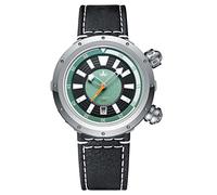 Phoibos Vortex Anti-Magnetic Automatic Men's Dive Watch 200M Water Resistance Hidden-lugs case and Dual Crowns with Inner Rotating Bezel Green PY042A