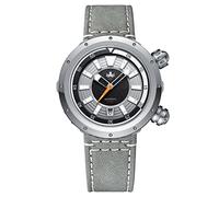 Phoibos Vortex Anti-Magnetic Automatic Men's Dive Watch 200M Water Resistance Hidden-lugs case and Dual Crowns with Inner Rotating Bezel Grey PY042D