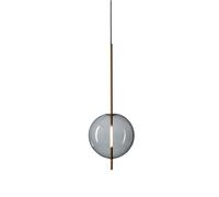 Pholc Kandinsky 30 Pendant Smoked Grey Glass & Brass
