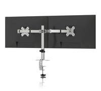Pholiten Dual Monitor Stand for Most 13”-42” Screen up to 10kg, Monitor Arm Desk Mount for 2 Monitors, Max VESA 100x100, Dual Screen Desk Mount MD97442LS