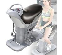 PHOLK Indoor Horse Riding Machine, Electric 3D Simulation Horse Riding Fitness Machine, 20 Speeds, One-touch LCD Display, Aerobic Fitness Equipment for Waist, Legs, Hips