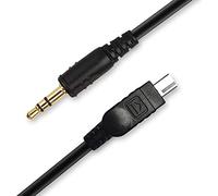 PHOLSY 3.5mm Off Camera Shutter Connecting Cable Cord 3.5mm-DC2 Camera Connecting Plug for for Nikon Cameras Compatibility with Pixel Shutter Remote Control TW283-Series