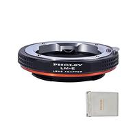 PHOLSY for Leica M LM, Zeiss ZM, Voigtlander VM Mount Lens, Lens Mount Adapter Compatible with Leica M to Sony E Camera Body a9 ii, a7S iii/ii, a7R v/iv/iii, a7R, a7C, a7 iv/iii, a7, a6600, NEX etc.