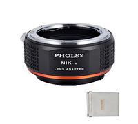 PHOLSY Lens Mount Adapter Compatible with Nikon F Lens and Leica L Camera