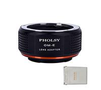 PHOLSY Lens Mount Adapter Compatible with Olympus OM Lens to Sony E Camera | Manual Mount Converter Compatible with Olympus OM to Sony E, Olympus OM to E, OM to NEX