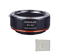 PHOLSY Lens Mount Adapter Manual Focus Compatible with Canon EF Lens to Canon EOS RF-Mount Camera Body for EOS R8, R50, R6 Mark II, R7, R10, R3, R5, EOS R5C, R6, EOS R, EOS RP, R100, EF to RF