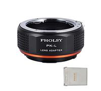PHOLSY Lens Mount Adapter PK to L Compatible with Pentax K PK Mount Lens to Leica L Mount Camera Body Compatible with Leica SL2, SL2-S, CL, TL2, Lumix S5, S1, BS1H, SIGMA fp, fp L